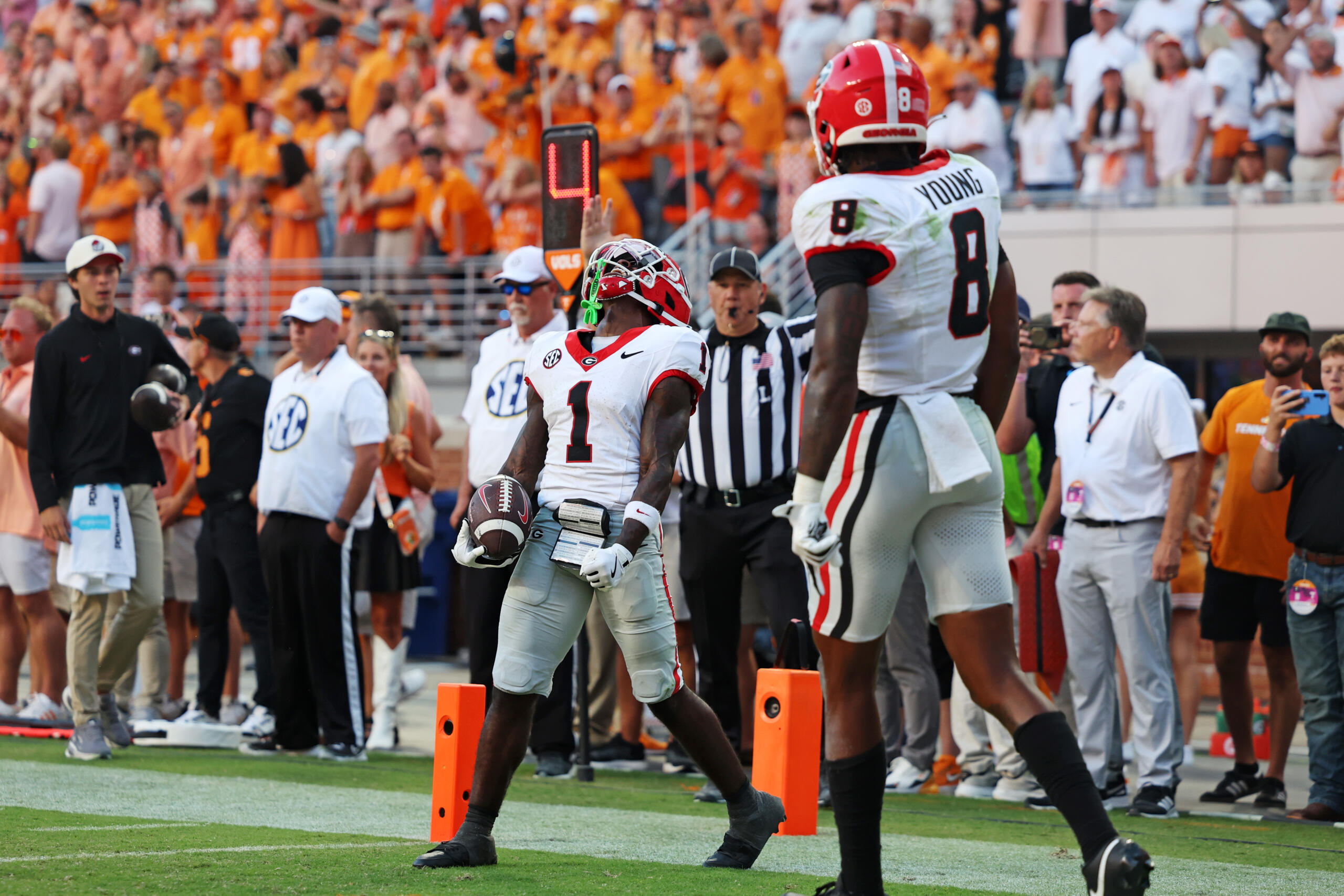 Ncaa Football Georgia at Tennessee - Easysportz - Georgia Bulldogs