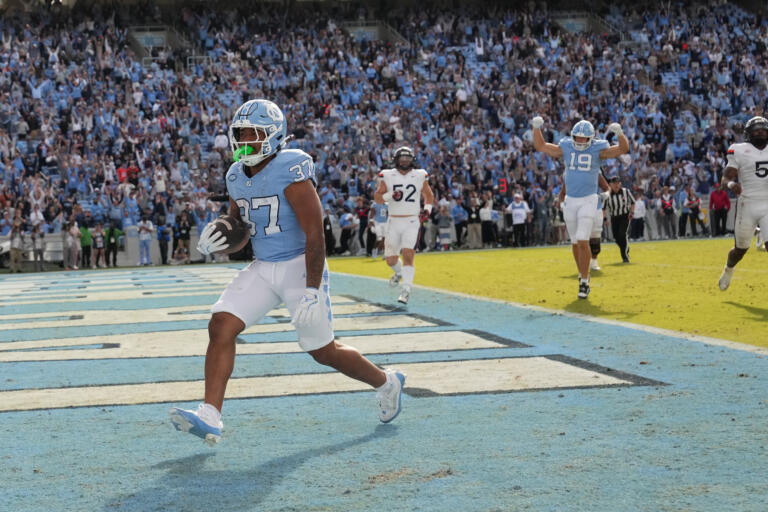 Ncaa Football Virginia at North Carolina - Easysportz - UNC Tar Heels.