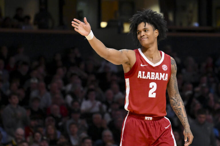 Ncaa Basketball Alabama at Vanderbilt - Easysportz - Aden Holloway.