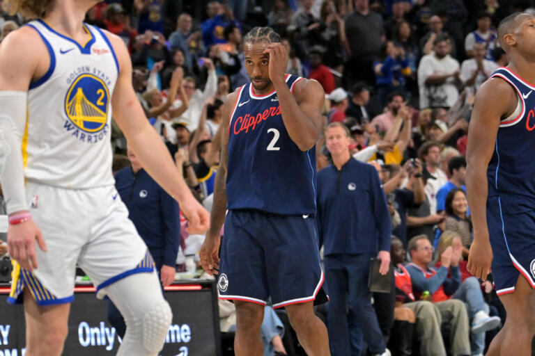 Nba Playoffs-golden State Warriors at Los Angeles Clippers - Easysportz - Kawhi Leonard.